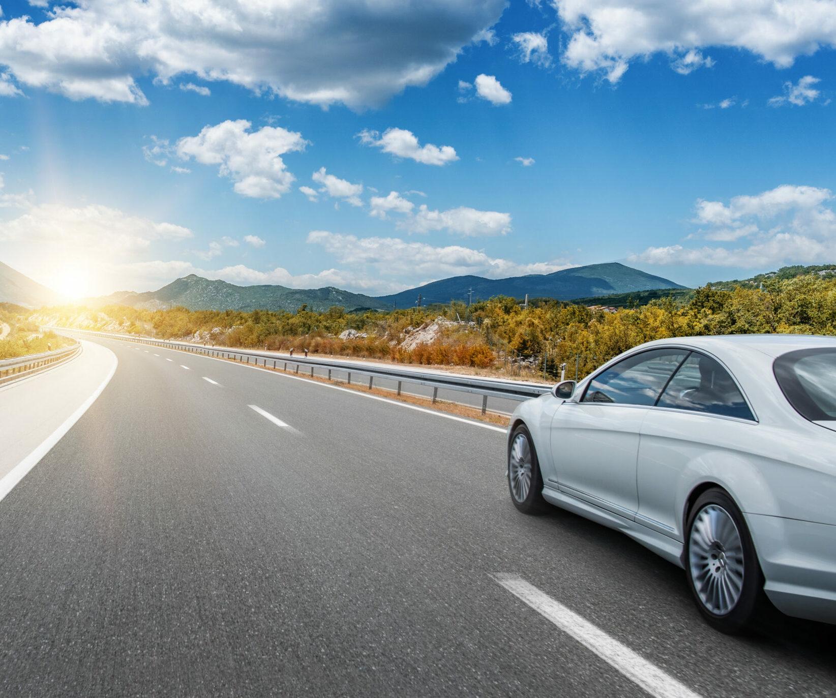 Luxury chauffeur driven car