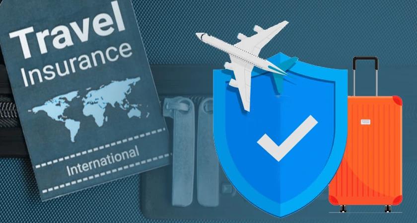 Traveller with travel insurance protection